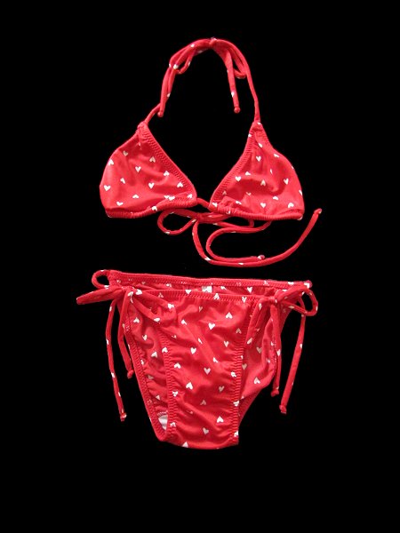 Love Heart Sexy String Tie Bikini Set Jita Outlet Bikinis American Made Custom Handcrafted