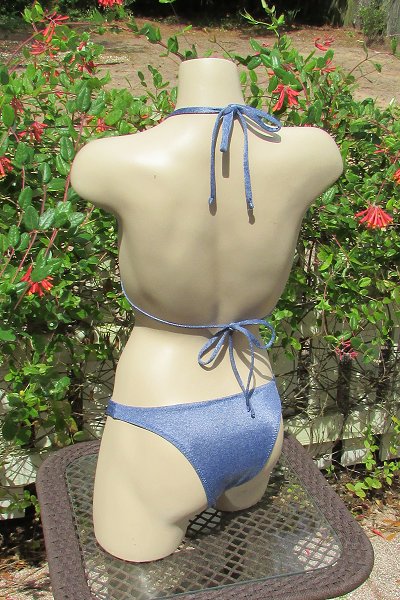 Blue Jean Brazil Tanner Bikini Set Jita Ready Wear Bikinis American Made Custom Handcrafted
