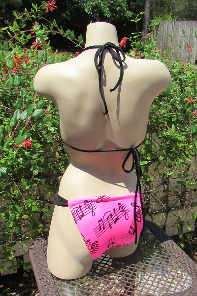 Love Notes Fun Slide Bikini Set Jita Ready Wear Bikinis American Made Custom Handcrafted Boho