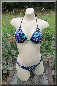 Zebra Fish Bikini Set.