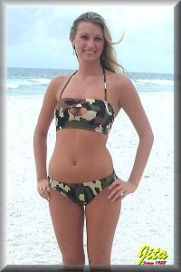 Army Camo swimwear fabric samples